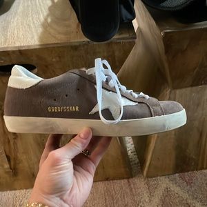 Golden Goose Sneakers brown/gray suede